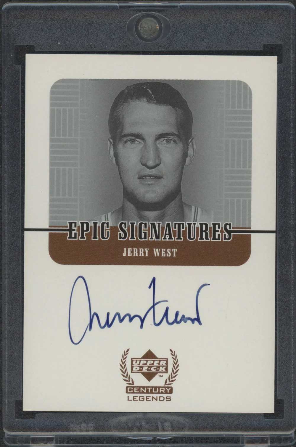 その他 Jerry West Auto upper deck JERRY WEST 2000-01 UPPER DECK LEGENDARY SIGNATURES AUTOGRAPH